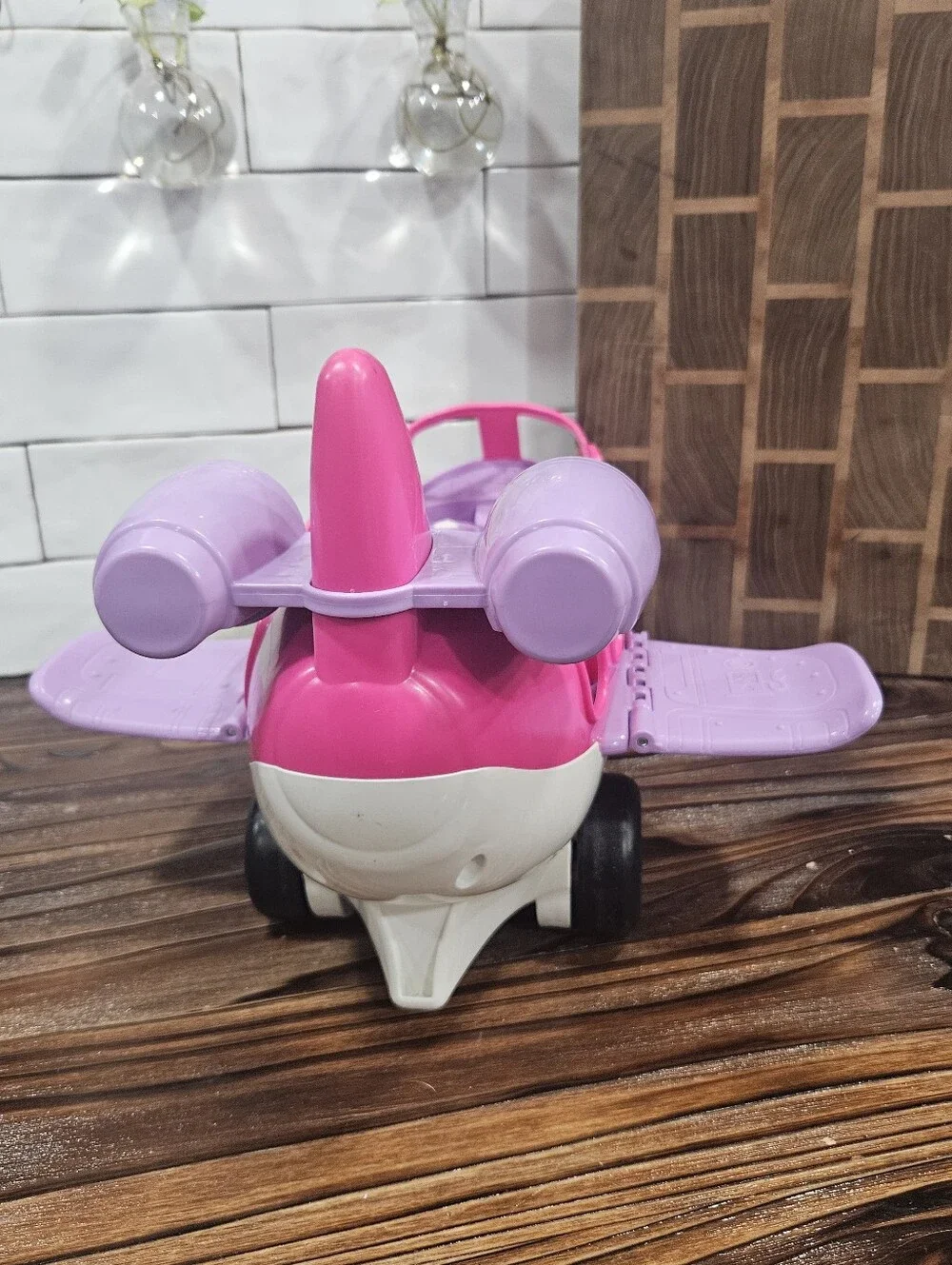 Fisher-Price Little People Barbie Pink Light Dream Airplane Light Up Nose Sounds